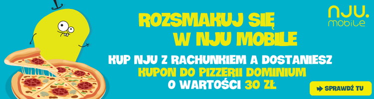 kupon do pizzerii 30 zł w nju mobile dominium promocje bankowe